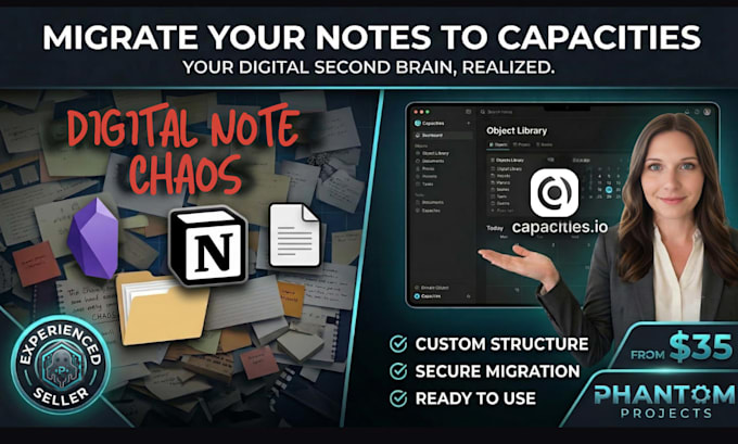 set up and migrate your notes to capacities