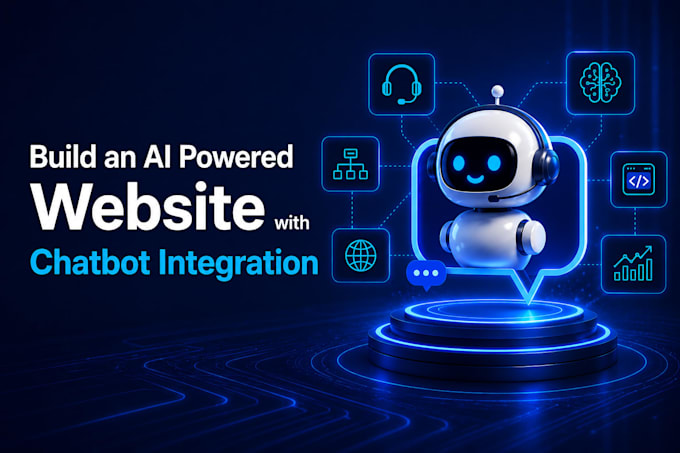 build an ai powered website with chatbot integration