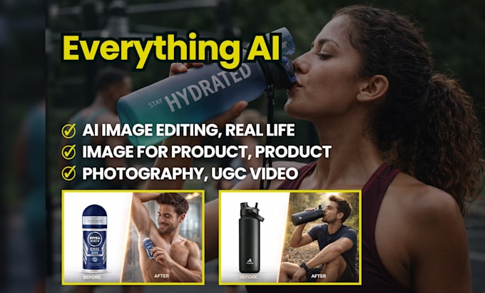 Create ai product photography ai before and after ai image editing ai