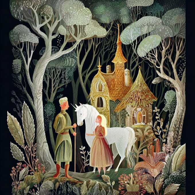 create fairy tale illustrations
