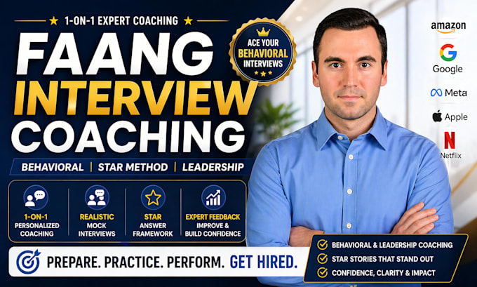 coach you for faang amazon behavioral interviews
