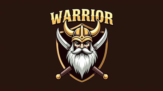 make different warrior viking head mascot logo with express delivery