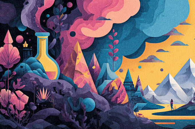 paint a marvelous professional custom poster for you