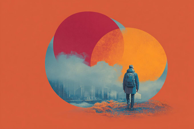 make modern minimalist poster for your need