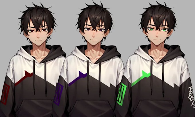 design vtuber model and rigging live2d model vtuber live 2d vtuber model