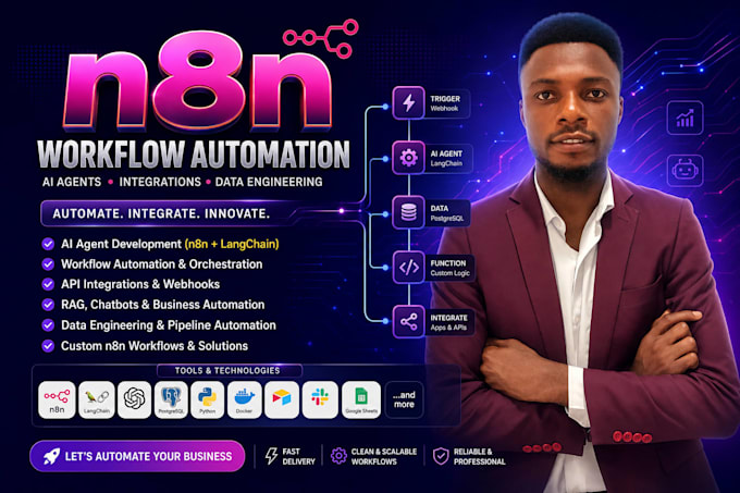build ai agents, n8n automations and workflows, claude code, chatgpt, langchain