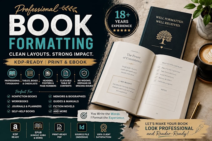 format your workbook journal or nonfiction book for KDP