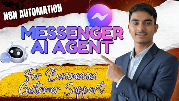 build a advance n8n ai messenger agent for orders and support