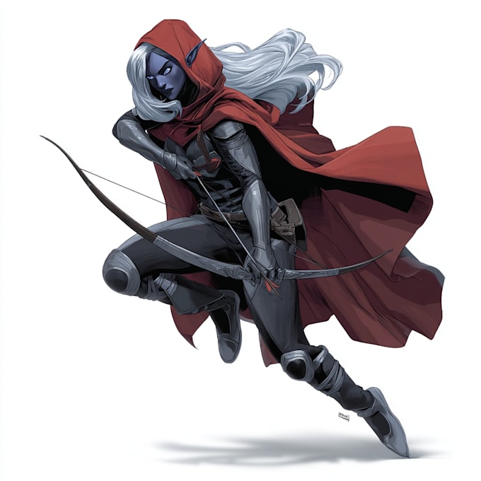 superhero character for comics