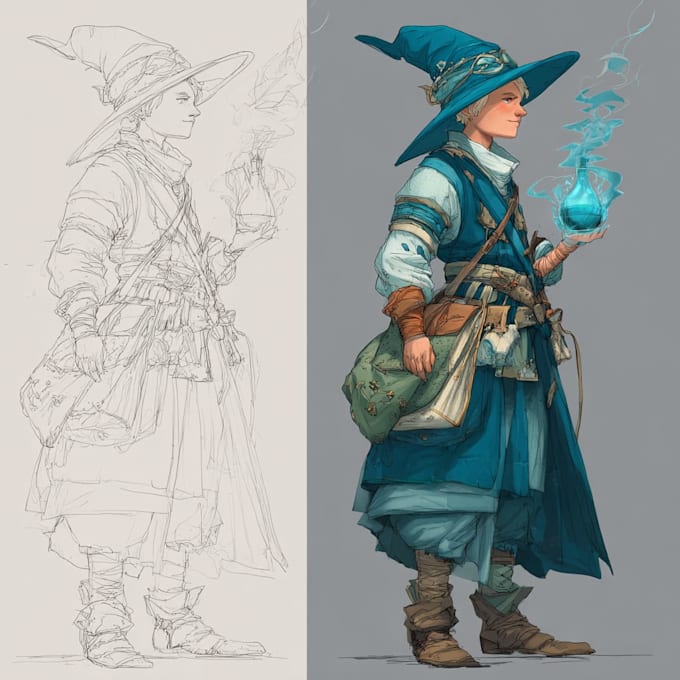 dnd character art and dnd character art
