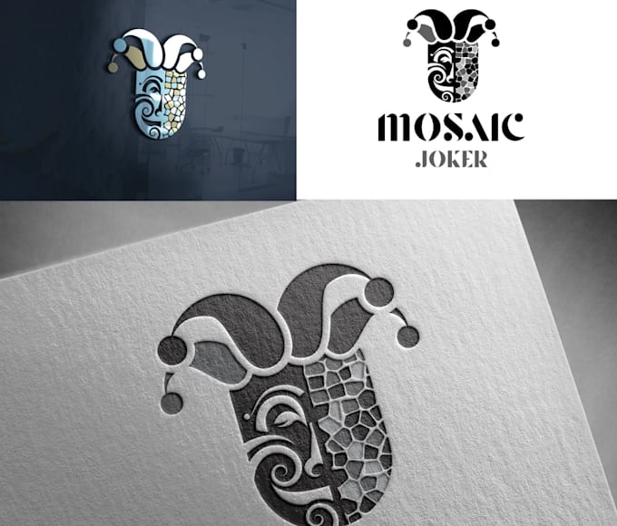 do modern super professional mosaic logo