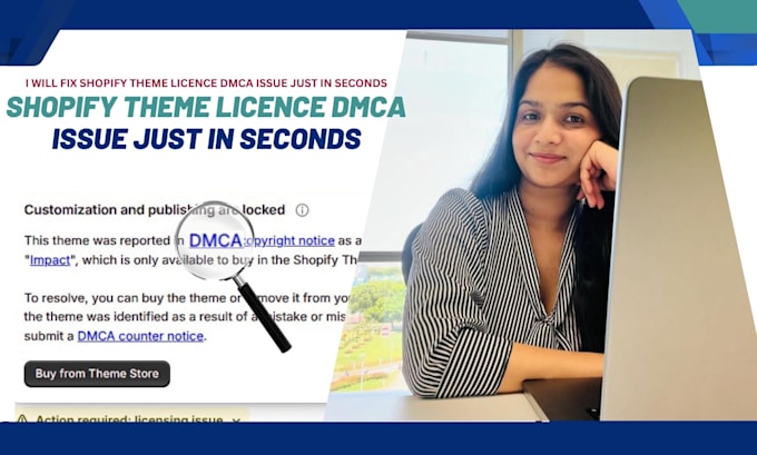 solve shopify theme licence dmca issue just in seconds
