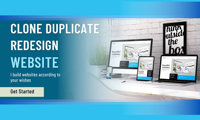 redesign or clone any website and create a modern wordpress site
