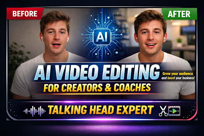 edit talking head videos using ai for creators, coaches and influencers