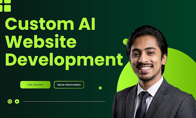 do custom ai website development as a full stack developer