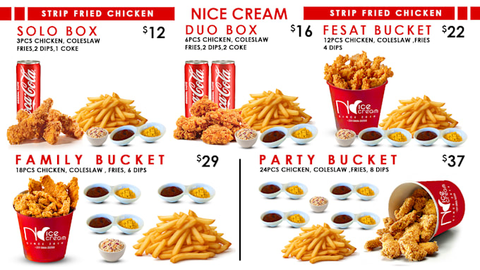 design professional restaurant menu and menu board