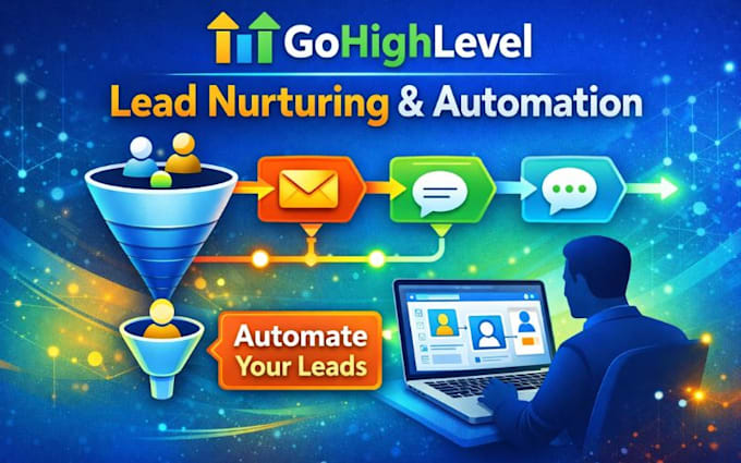 design gohighlevel lead nurturing system ghl automation setup ghl funnel