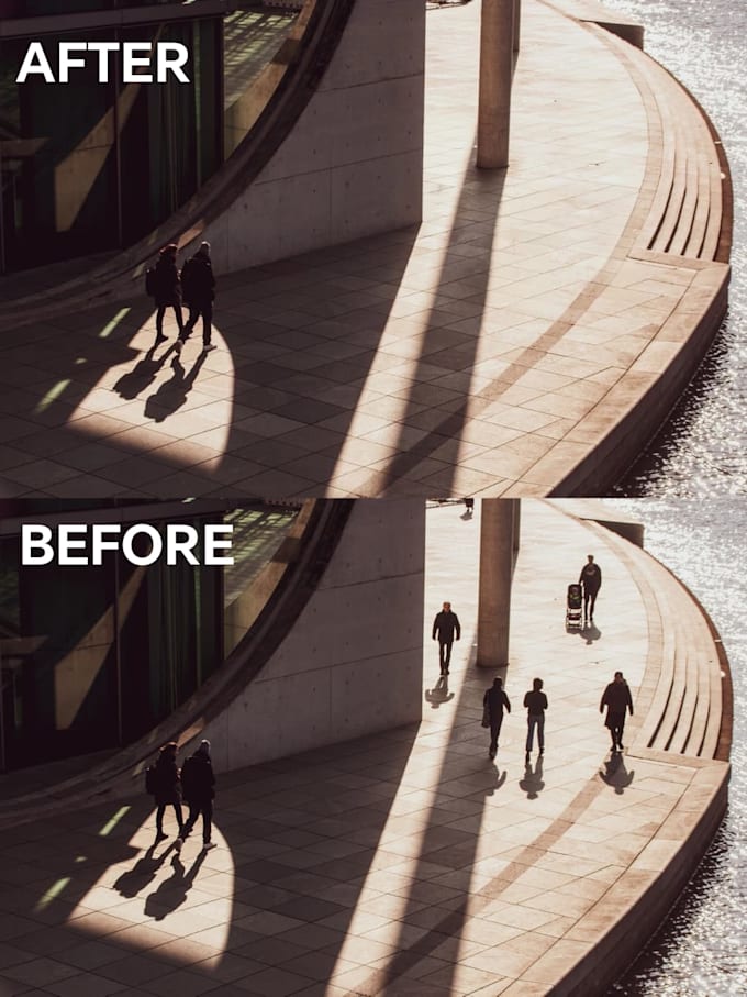 remove people, objects and backgrounds in photoshop
