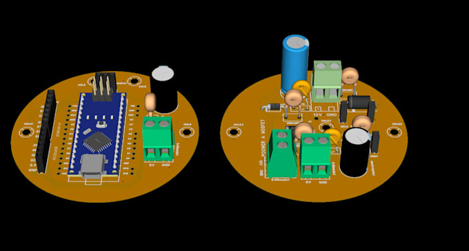 ship a DIY power board pcb or arduino nano shield pcb