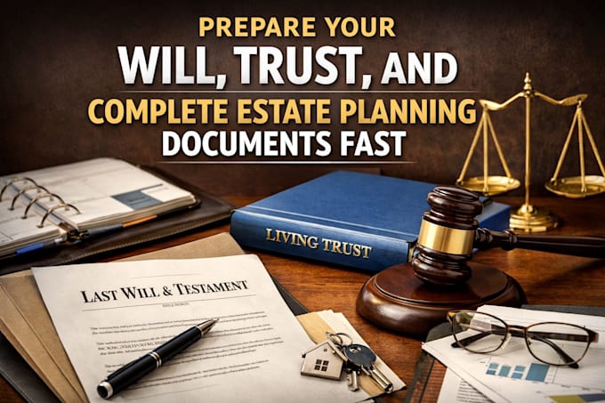 prepare your will, trust, and complete estate planning documents fast