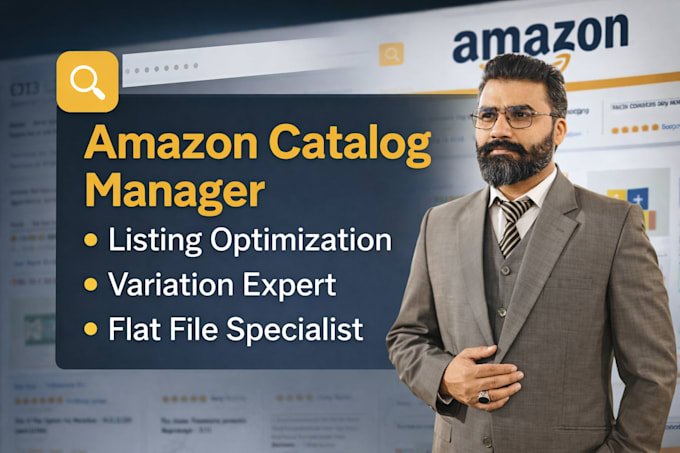 be your amazon catalog manager and listing optimization expert