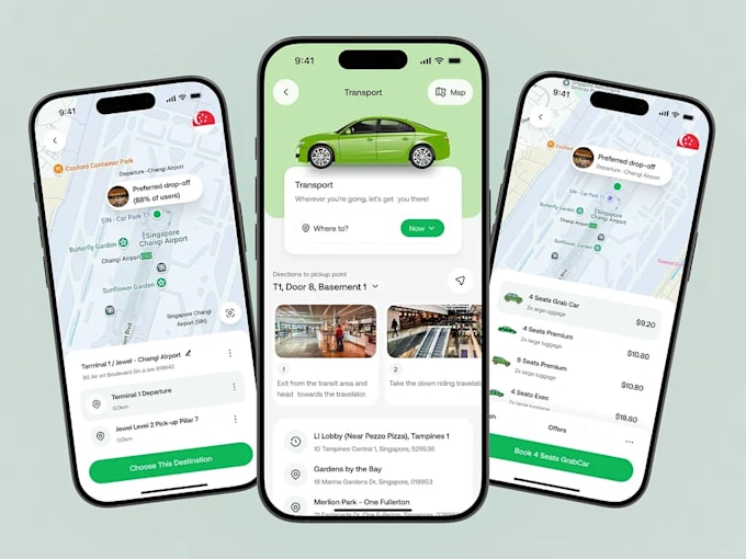 develop taxi booking app car rental app carpooling app rideshare app ai taxi