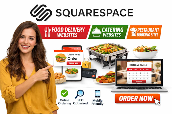 redesign food delivery website catering company website restaurant booking site