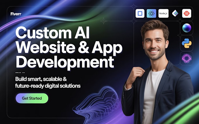 Do custom ai website, mvp, saas, chatbot development as full stack web ...