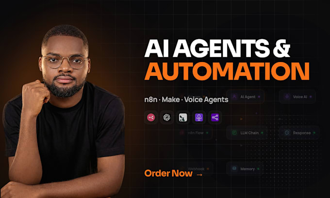 Build ai agent, n8n ai automation, ai voice agent by Smartmind_ai | Fiverr
