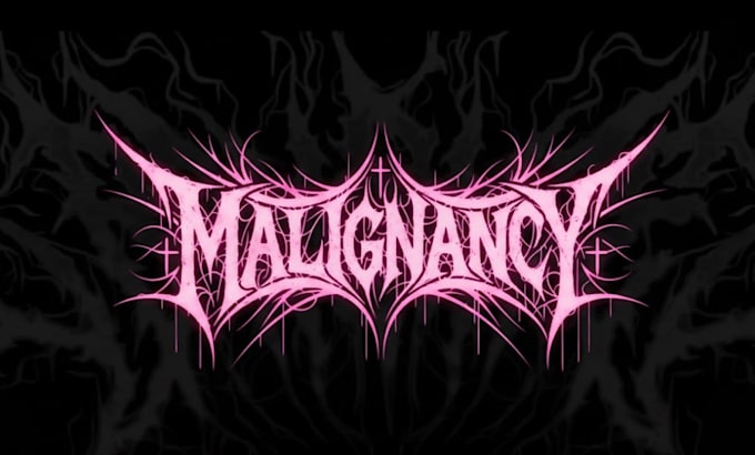 make technical progressive metal style logo for you