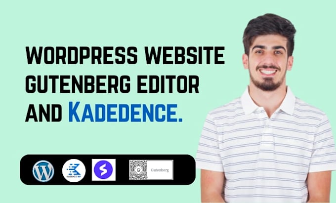build wordpress website with gutenberg block, kadence blocks or spectra