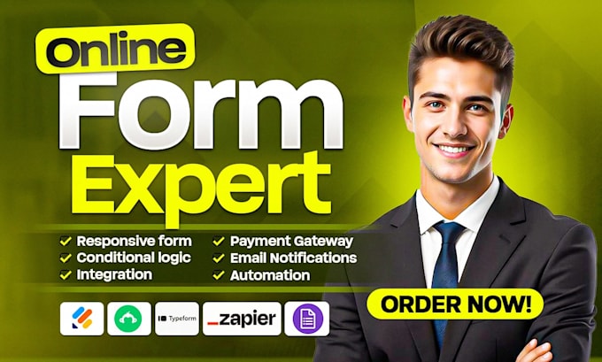create jotform, typeform, cognito form, and survey monkey