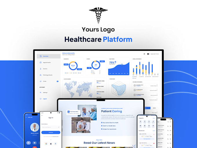 healthcare, clinic, hospital, dentist software appointment, web app software