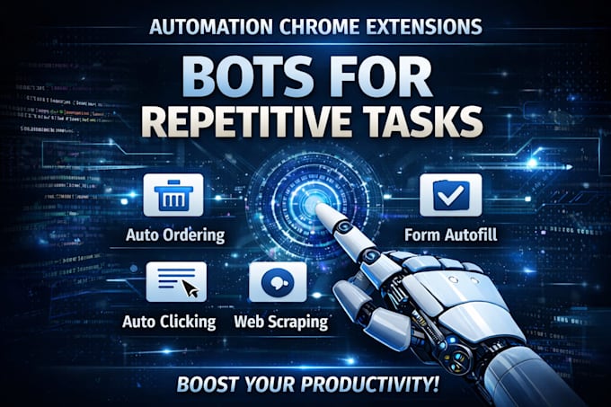 build automation chrome extension bots for repetitive tasks