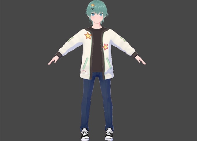 fix and create 3d vroid avatars, vrchat rigging, convert vrchat avatar, mmd