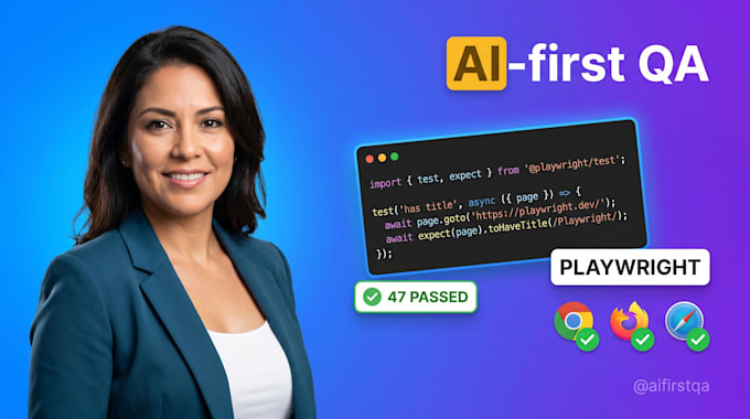 create automated playwright tests with ai powered QA