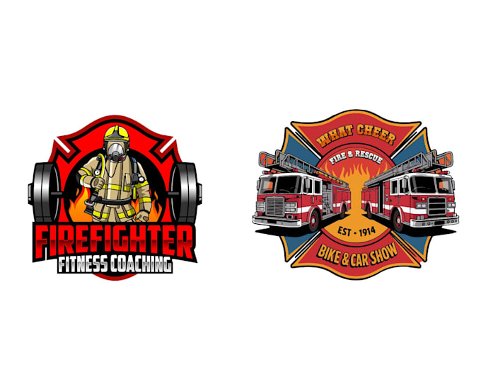 design a professional firefighter logo for your company