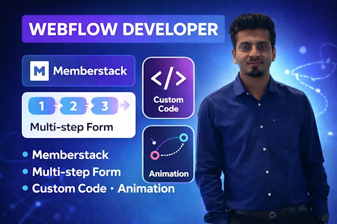 build webflow website, take first page than order and get low budget offer