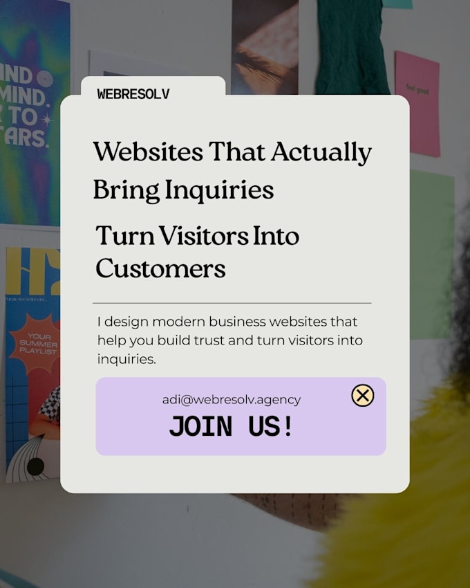 build a conversion focused website for your service business