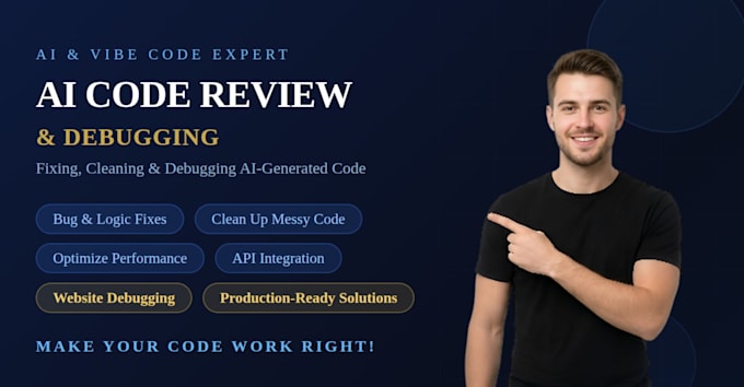 review, debug, and fix your ai generated vibe code
