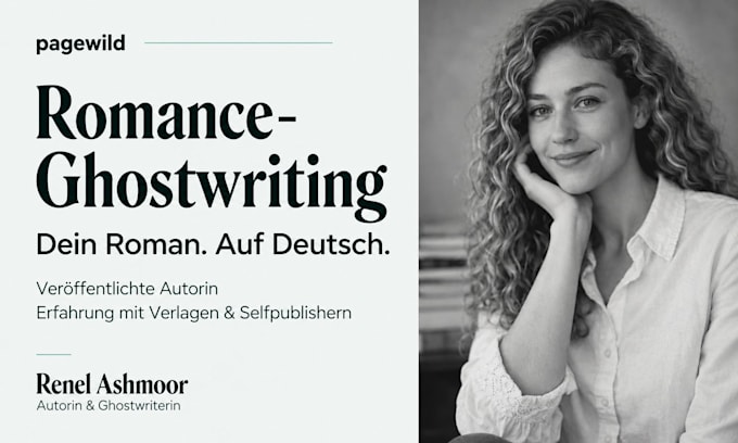 be your ghostwriter for romance books