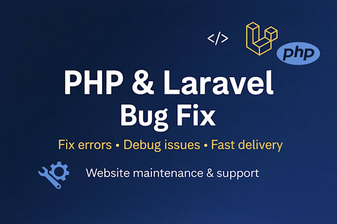 fix PHP or net bugs and urgent website errors