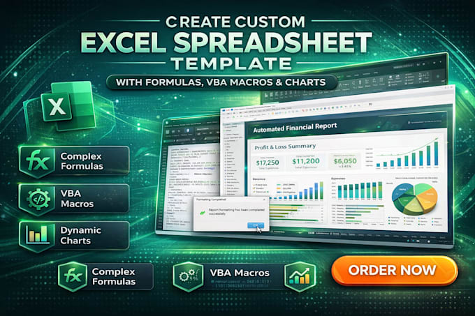 build custom excel spreadsheet, google sheet vba macros and formulas fix data