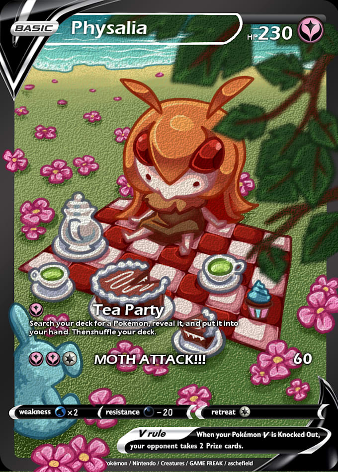 draw a custom tcg card