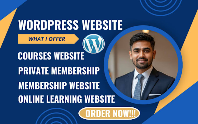 build private membership site lms on wordpress for course creators