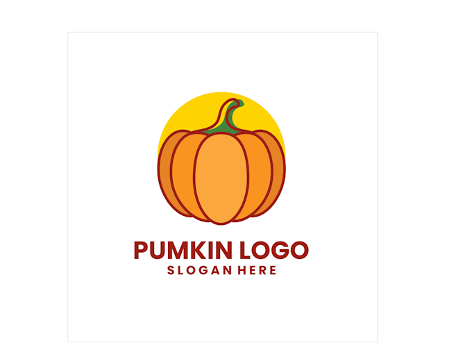 create professional and specially pumpkin logo design