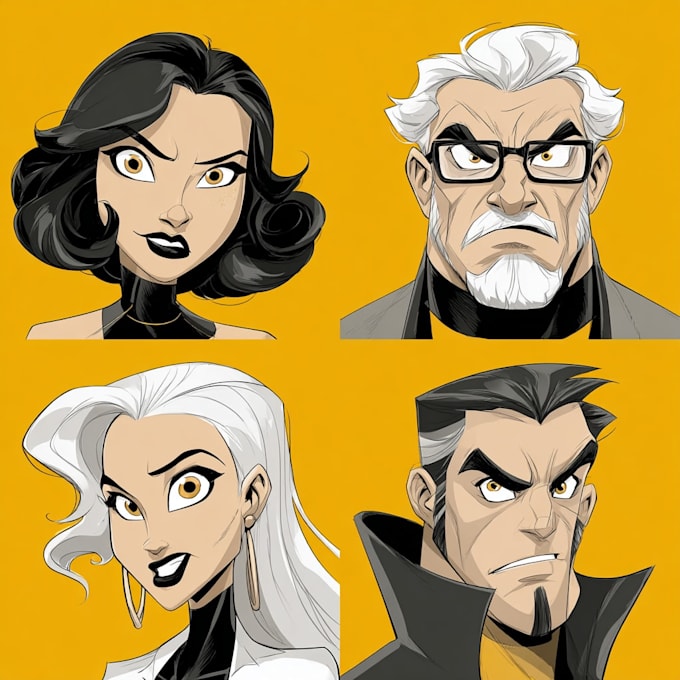 superhero character for comics
