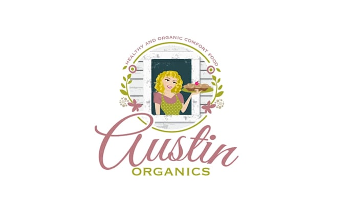 make a professional healthy food logo