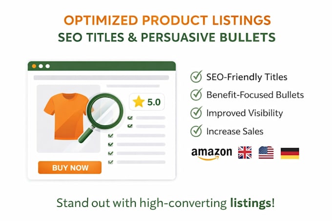 optimize amazon product listings with SEO bullet points