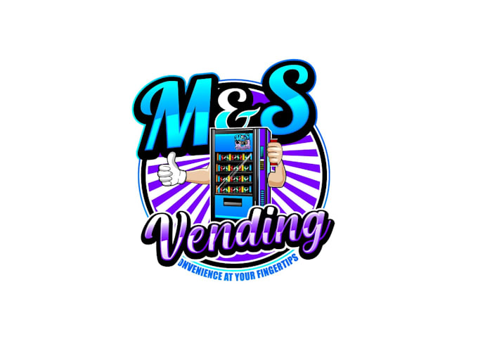 create exclusive and marvelous vending machine logo design